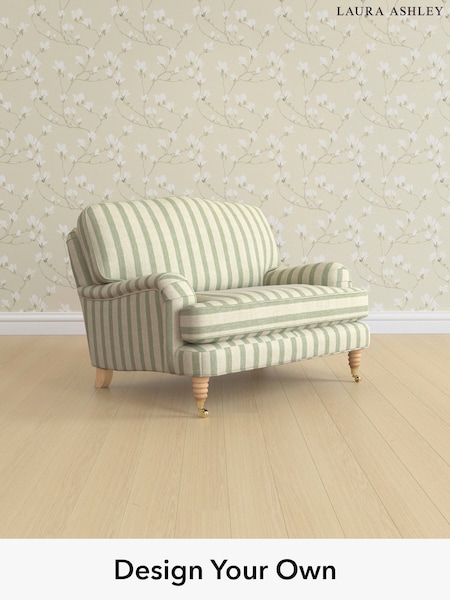 Kinsham Stripe/Hedgerow Green Lynden By Laura Ashley (W47386) | £1,025