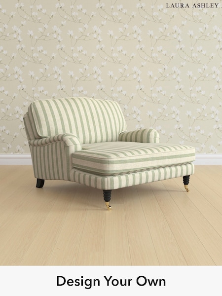 Kinsham Stripe/Hedgerow Green Lynden By Laura Ashley (W47386) | £1,125