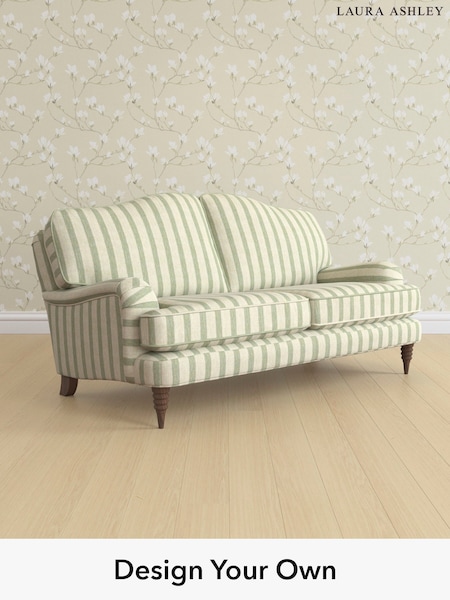 Kinsham Stripe/Hedgerow Green Lynden By Laura Ashley (W47386) | £1,275