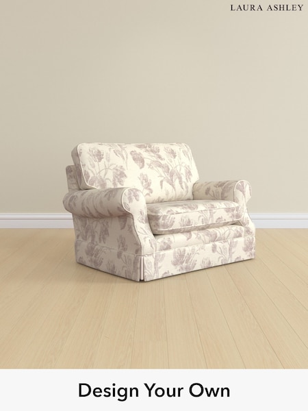 Gosford Weave/Dusky Plum Purple Padstow By Laura Ashley (W47391) | £1,050