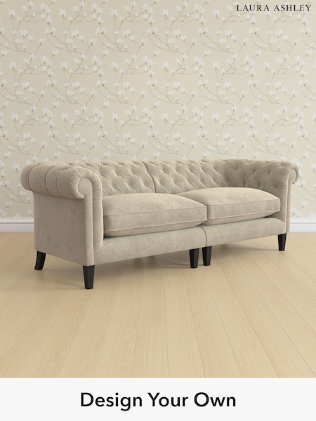 Lundar Chenille/Truffle Natural Penarth By Laura Ashley (W47393) | £1,950