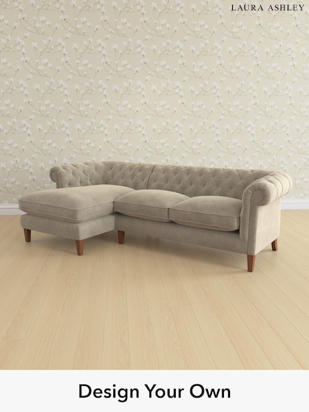Lundar Chenille/Truffle Natural Penarth By Laura Ashley (W47393) | £2,575