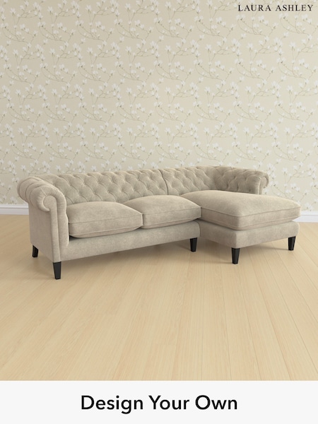 Lundar Chenille/Truffle Natural Penarth By Laura Ashley (W47393) | £2,575