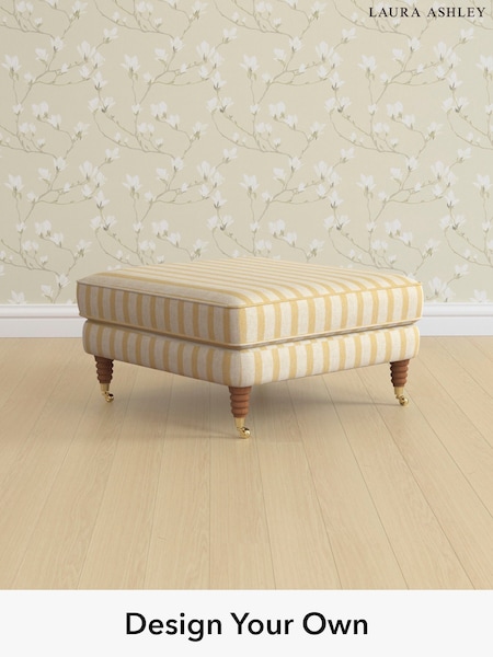 Kinsham Stripe/Ochre Yellow Lynden Scatter Back By Laura Ashley (W47395) | £625