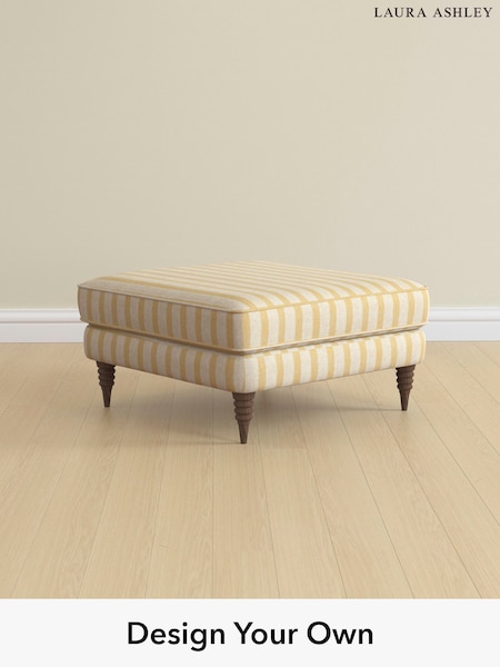 Kinsham Stripe/Ochre Yellow Lynden Scatter Back By Laura Ashley (W47395) | £625