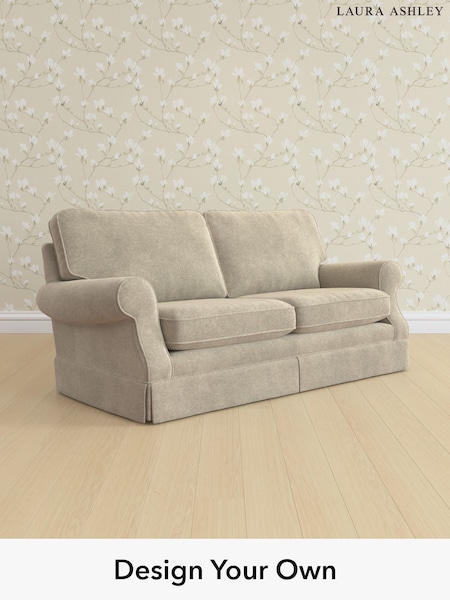 Lundar Chenille/Truffle Natural Padstow By Laura Ashley (W47397) | £1,325