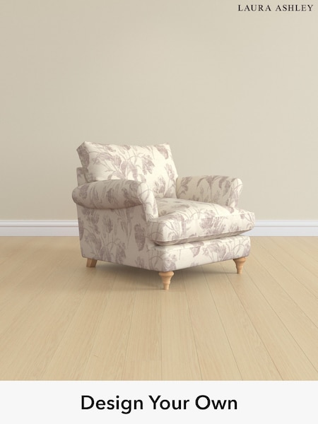 Gosford Weave/Dusky Plum Purple Westley By Laura Ashley (W47431) | £875