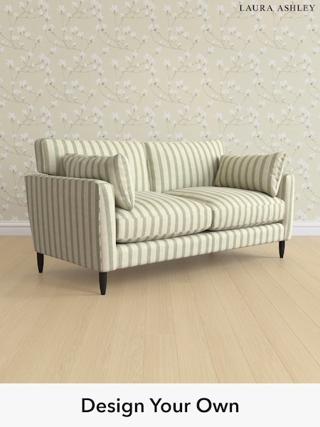 Kinsham Stripe/Hedgerow Green Radcliffe By Laura Ashley (W47460) | £1,575