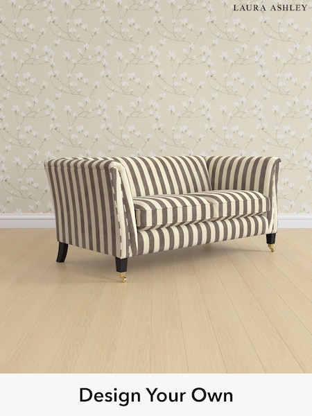 Orla Stripe/Dark Truffle Natural Chatsworth By Laura Ashley (W47558) | £1,325
