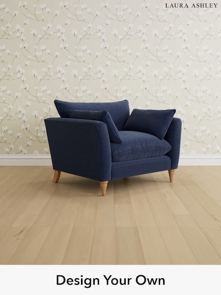 Nantmor/Midnight Navy Casterton By Laura Ashley (W47568) | £950