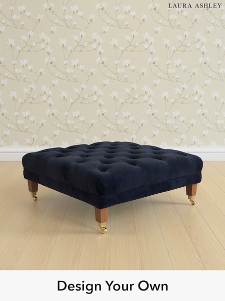 Orla/Midnight Navy Chatsworth Button Back By Laura Ashley (W47586) | £700