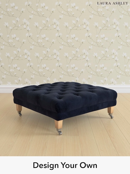 Orla/Midnight Navy Chatsworth Button Back By Laura Ashley (W47586) | £700