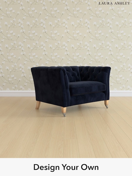 Orla/Midnight Navy Chatsworth Button Back By Laura Ashley (W47586) | £1,200