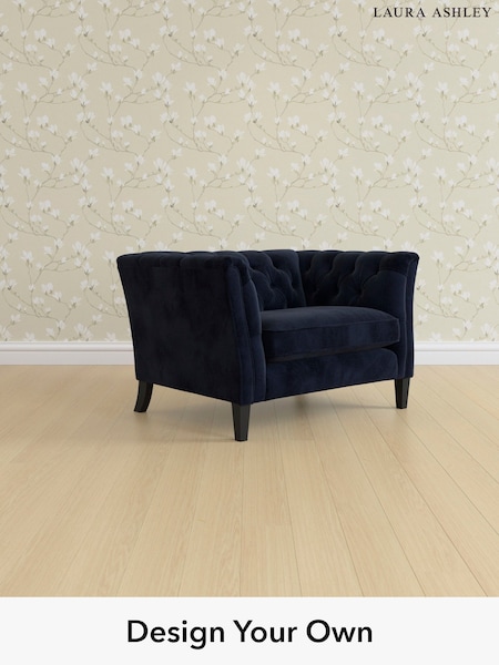 Orla/Midnight Navy Chatsworth Button Back By Laura Ashley (W47586) | £1,200