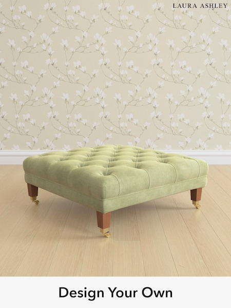 Orla/Pale Hedgerow Green Chatsworth Button Back By Laura Ashley (W47592) | £700