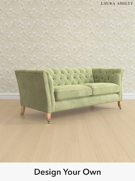 Orla/Pale Hedgerow Green Chatsworth Button Back By Laura Ashley (W47592) | £1,575