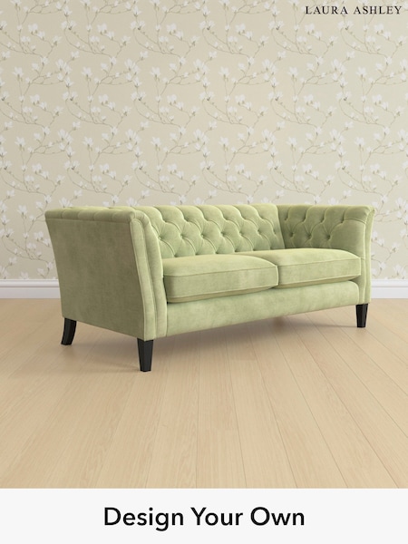 Orla/Pale Hedgerow Green Chatsworth Button Back By Laura Ashley (W47592) | £1,575