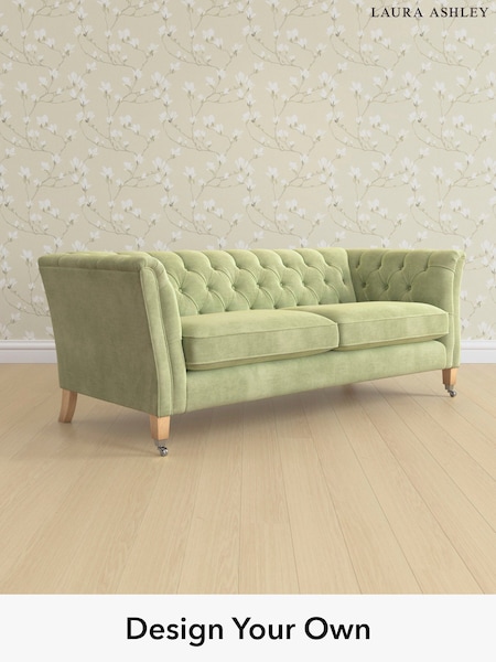 Orla/Pale Hedgerow Green Chatsworth Button Back By Laura Ashley (W47592) | £1,675
