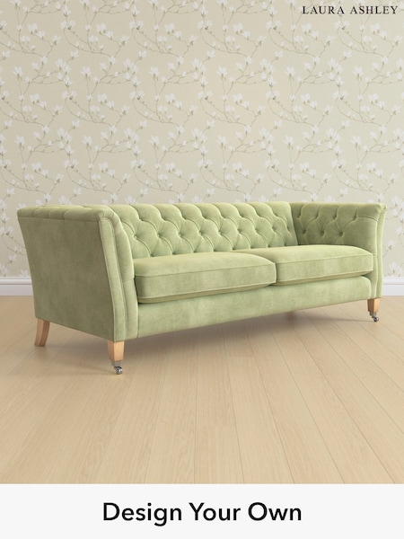 Orla/Pale Hedgerow Green Chatsworth Button Back By Laura Ashley (W47592) | £1,775