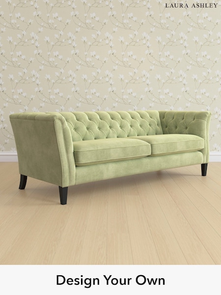 Orla/Pale Hedgerow Green Chatsworth Button Back By Laura Ashley (W47592) | £1,775