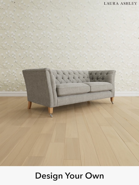 Orla/Pale Steel Grey Chatsworth Button Back By Laura Ashley (W47593) | £1,475