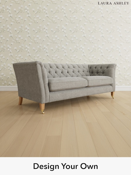 Orla/Pale Steel Grey Chatsworth Button Back By Laura Ashley (W47593) | £1,675