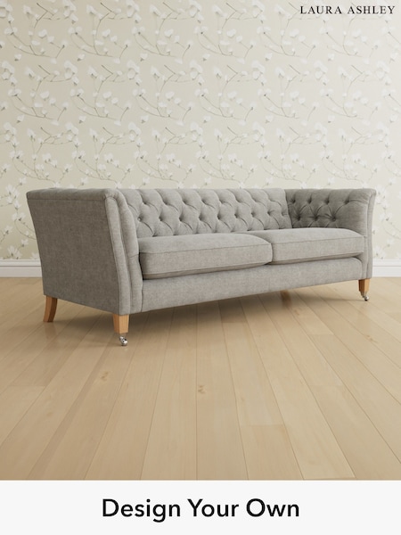 Orla/Pale Steel Grey Chatsworth Button Back By Laura Ashley (W47593) | £1,775