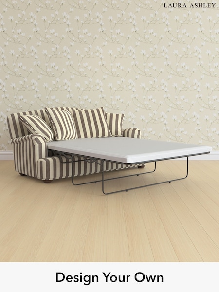 Orla Stripe/Dark Truffle Natural Lynden Scatter Back By Laura Ashley (W47629) | £2,125