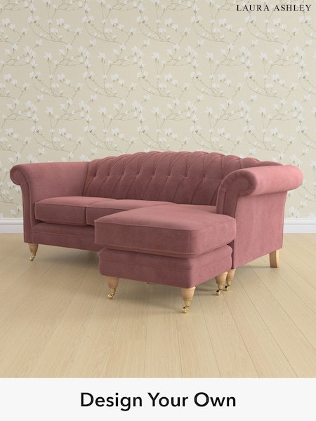 Peyton/Plum Purple Gloucester Button Back By Laura Ashley (W47701) | £1,800