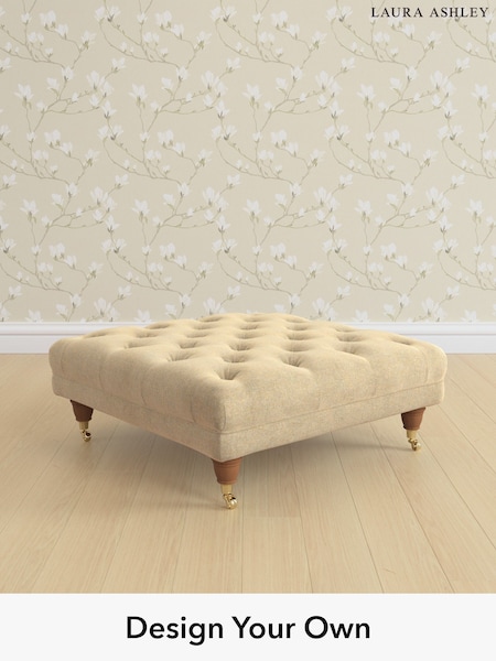 Peyton/Sable Natural Gloucester Button Back By Laura Ashley (W47714) | £550