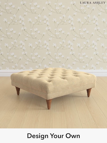 Peyton/Sable Natural Gloucester Button Back By Laura Ashley (W47714) | £550