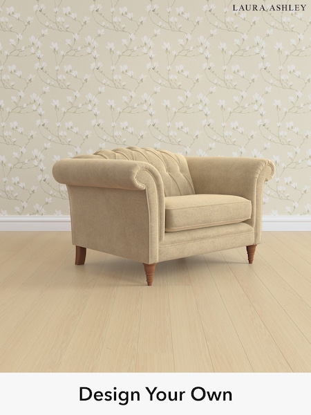 Peyton/Sable Natural Gloucester Button Back By Laura Ashley (W47714) | £1,000