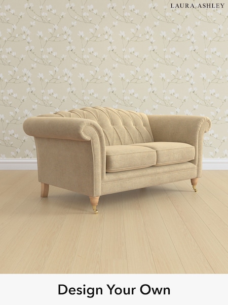 Peyton/Sable Natural Gloucester Button Back By Laura Ashley (W47714) | £1,150