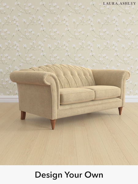 Peyton/Sable Natural Gloucester Button Back By Laura Ashley (W47714) | £1,250