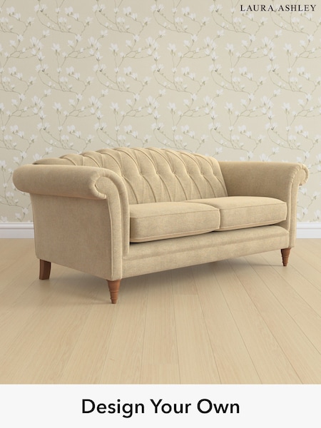 Peyton/Sable Natural Gloucester Button Back By Laura Ashley (W47714) | £1,350
