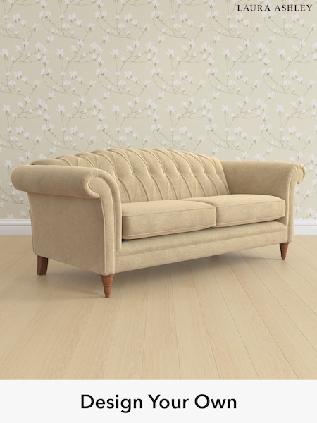 Peyton/Sable Natural Gloucester Button Back By Laura Ashley (W47714) | £1,450