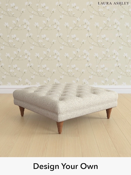 Tichwell/Stone Natural Gloucester Button Back By Laura Ashley (W47745) | £550