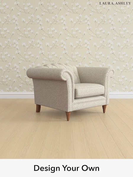 Tichwell/Stone Natural Gloucester Button Back By Laura Ashley (W47745) | £900