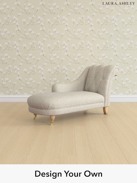 Tichwell/Stone Natural Gloucester Button Back By Laura Ashley (W47745) | £1,050