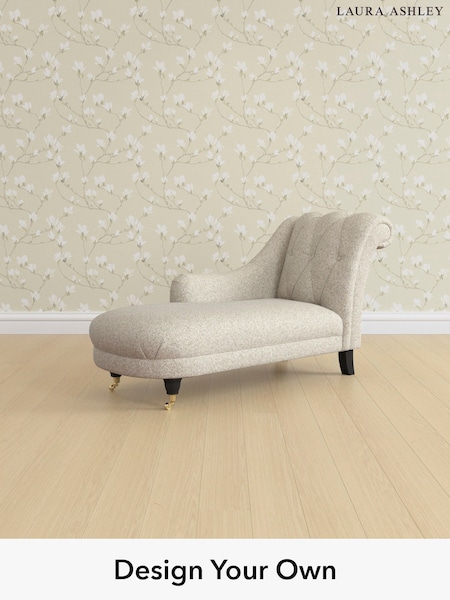 Tichwell/Stone Natural Gloucester Button Back By Laura Ashley (W47745) | £1,050