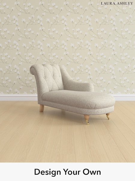 Tichwell/Stone Natural Gloucester Button Back By Laura Ashley (W47745) | £1,050