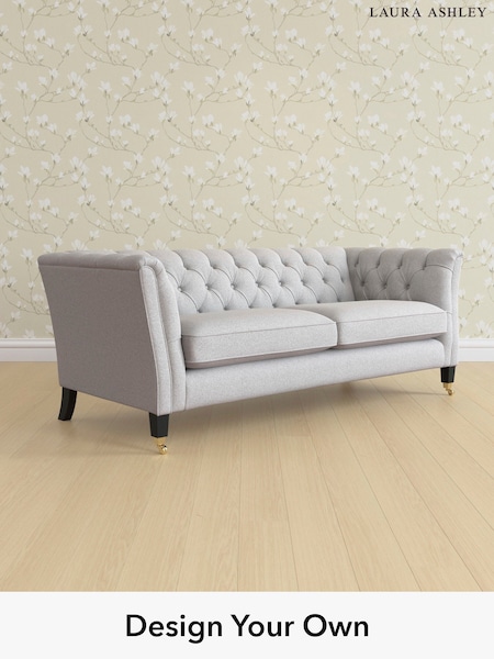 Wooton/Pale Steel Grey Chatsworth Button Back By Laura Ashley (W47760) | £1,450