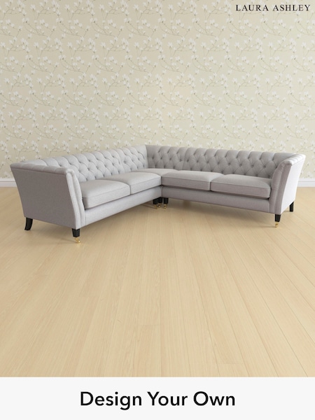 Wooton/Pale Steel Grey Chatsworth Button Back By Laura Ashley (W47760) | £2,850