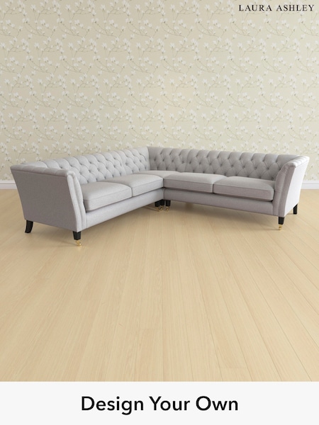 Wooton/Pale Steel Grey Chatsworth Button Back By Laura Ashley (W47760) | £2,850