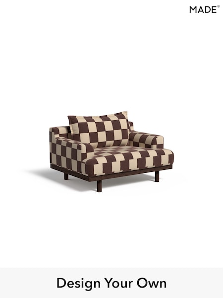 Blenets Check by Harlequin/Chocolate Brown Turin By Made (W47777) | £999