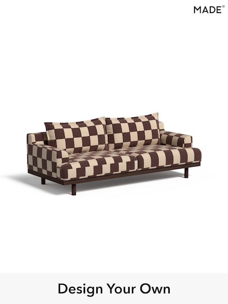 Blenets Check by Harlequin/Chocolate Brown Turin By Made (W47777) | £1,550