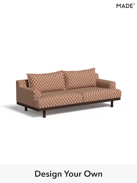 Blenets Check Mini by Harlequin/Terracotta Orange Turin By Made (W47784) | £1,550