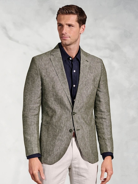 Brook Taverner Green 100% Linen Jacket (W47797) | £149