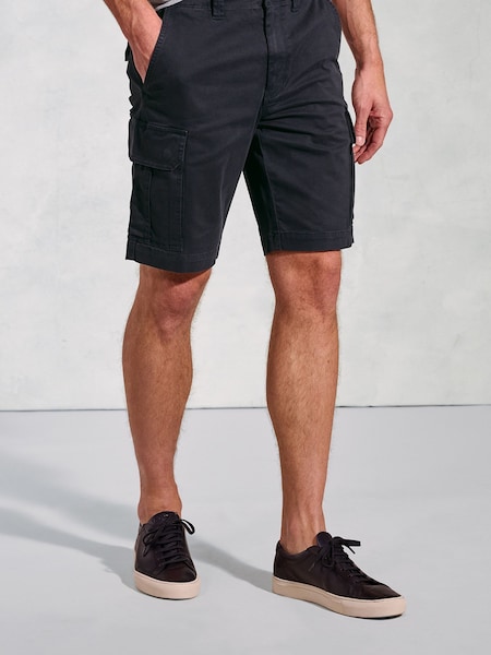 Brook Taverner Blue Stretch Cargo Shorts (W47812) | £50