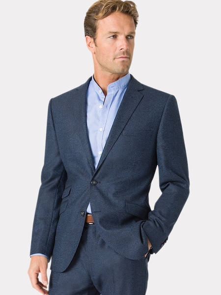 Brook Taverner Blue Donegal Wool Suit Jacket (W47823) | £199